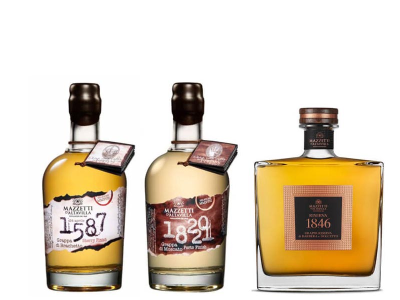 Grappa Mazzetti Riserva Blend Finish