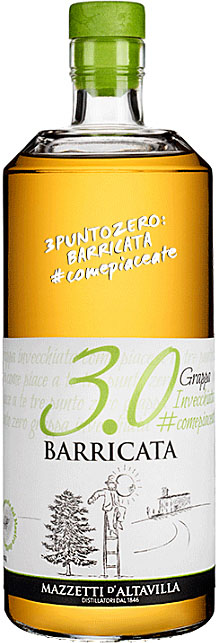 Mazzetti d'Altavilla Grappa Barricata Invecchiata "3.0" 1l 40%