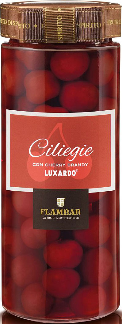 Mazzetti d'Altavilla Kirschen in Cherry Brandy  Luxardo 640 g Glas  19 % Vol.