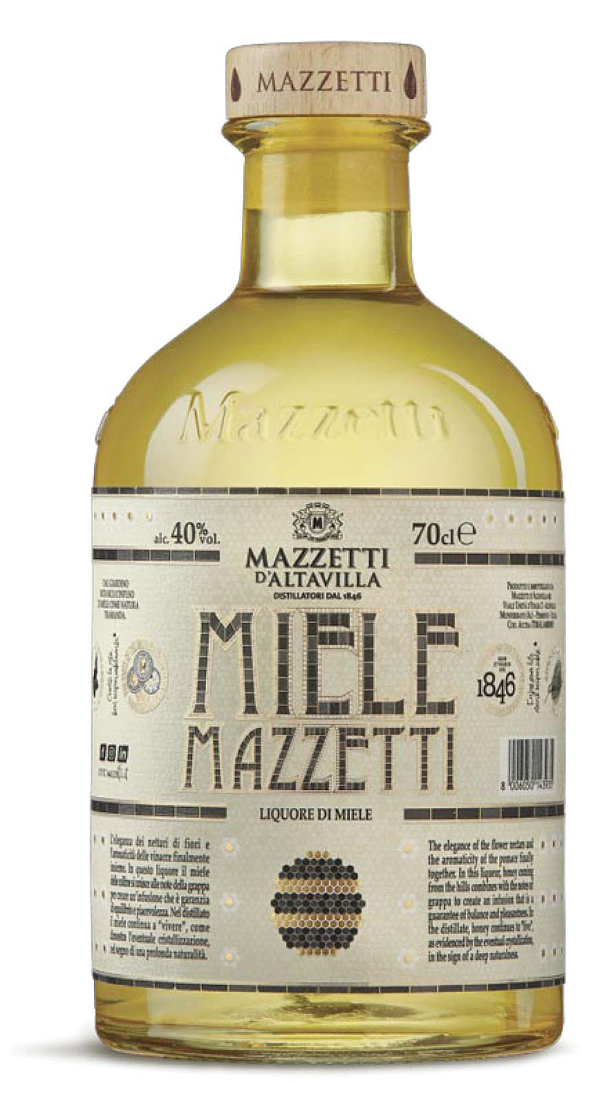 Mazzetti d´Altavilla Liquore di Miele 0,7 Liter 40 vol