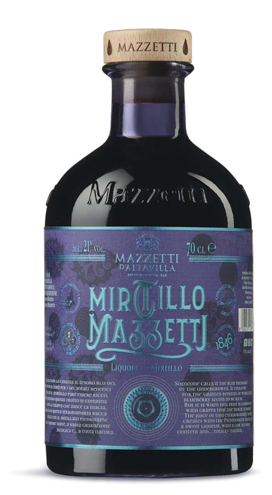 Mazzetti d'Altavilla Liquore di Mirtillo bei uns im Sho