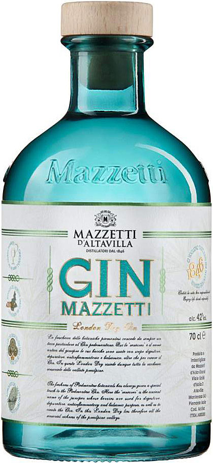 Mazzetti d'Altavilla London Dry Gin 0,7 Liter 42 % Vol.