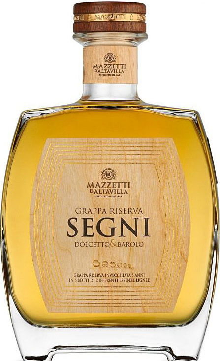 Mazzetti d'Altavilla Segni � Grappa di Tradizione in Holzkassette 0,7l 43%
